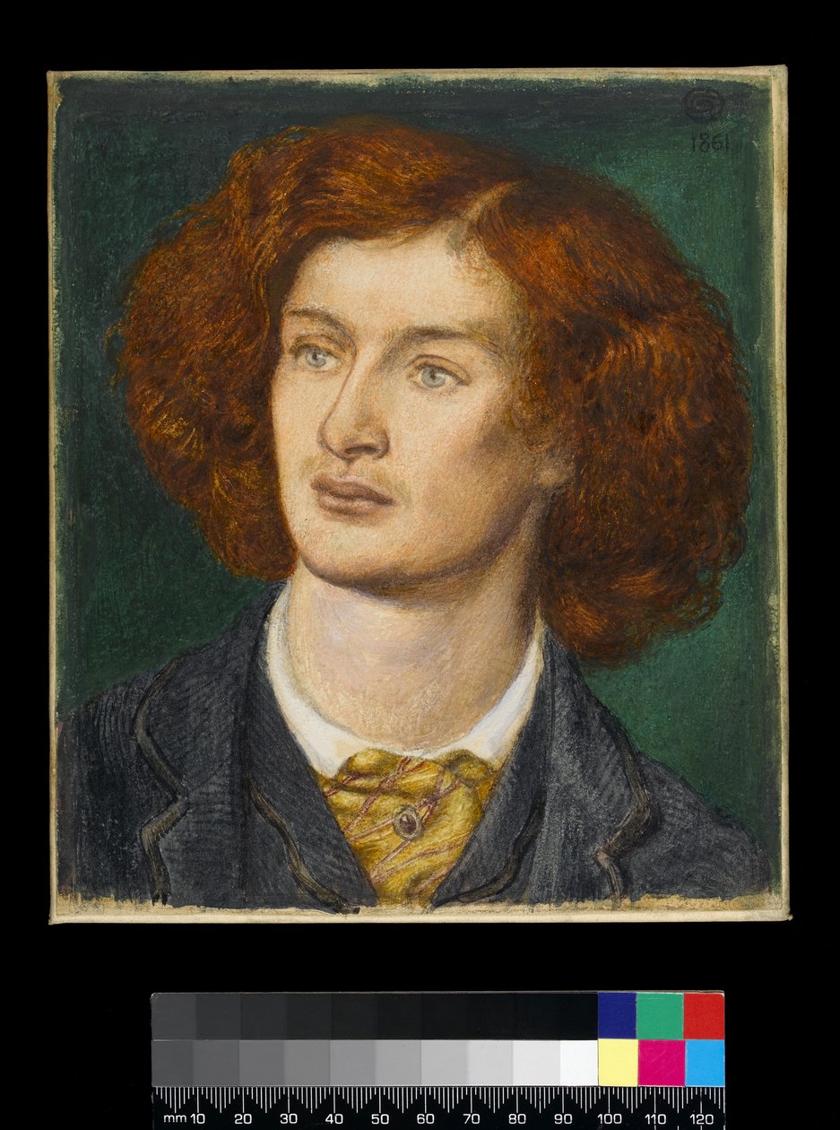 Portret Algernona Charlesa Swinburne