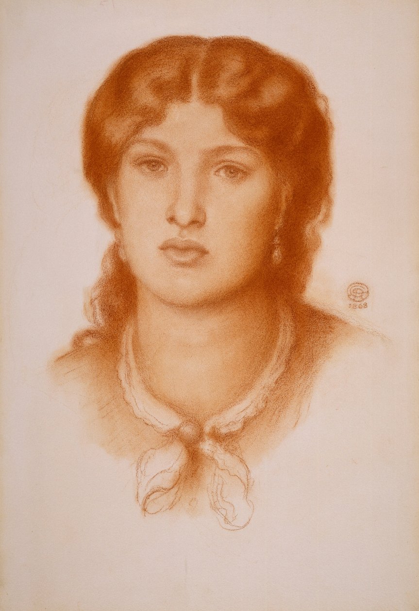 Portret Fanny Cornforth autorstwa Dante Gabriel Charles Rossetti