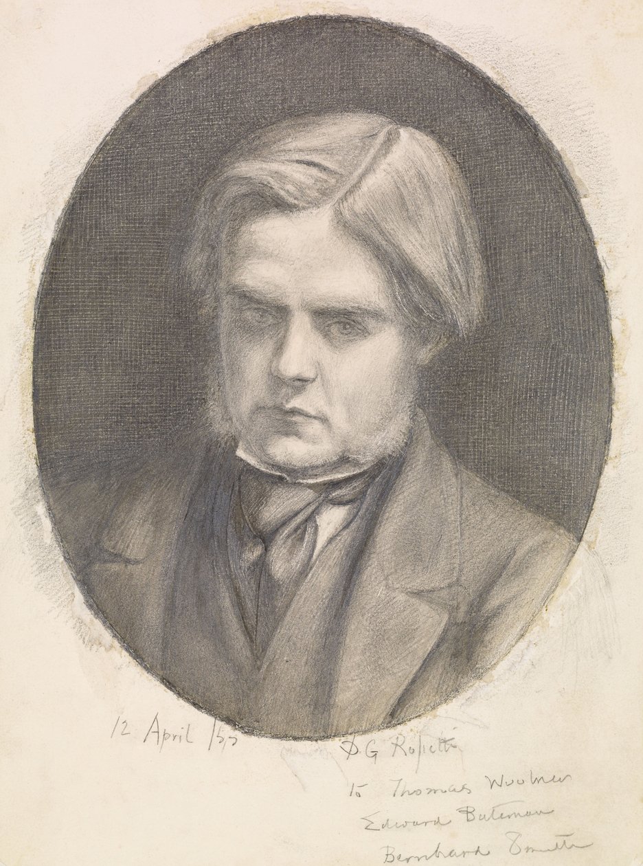 Portret Williama Holmana Hunta (1827-1910) autorstwa Dante Gabriel Charles Rossetti