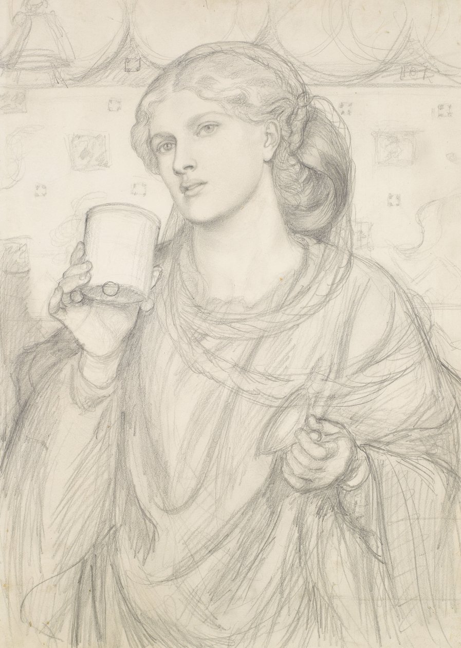 Kochający Puchar autorstwa Dante Gabriel Charles Rossetti