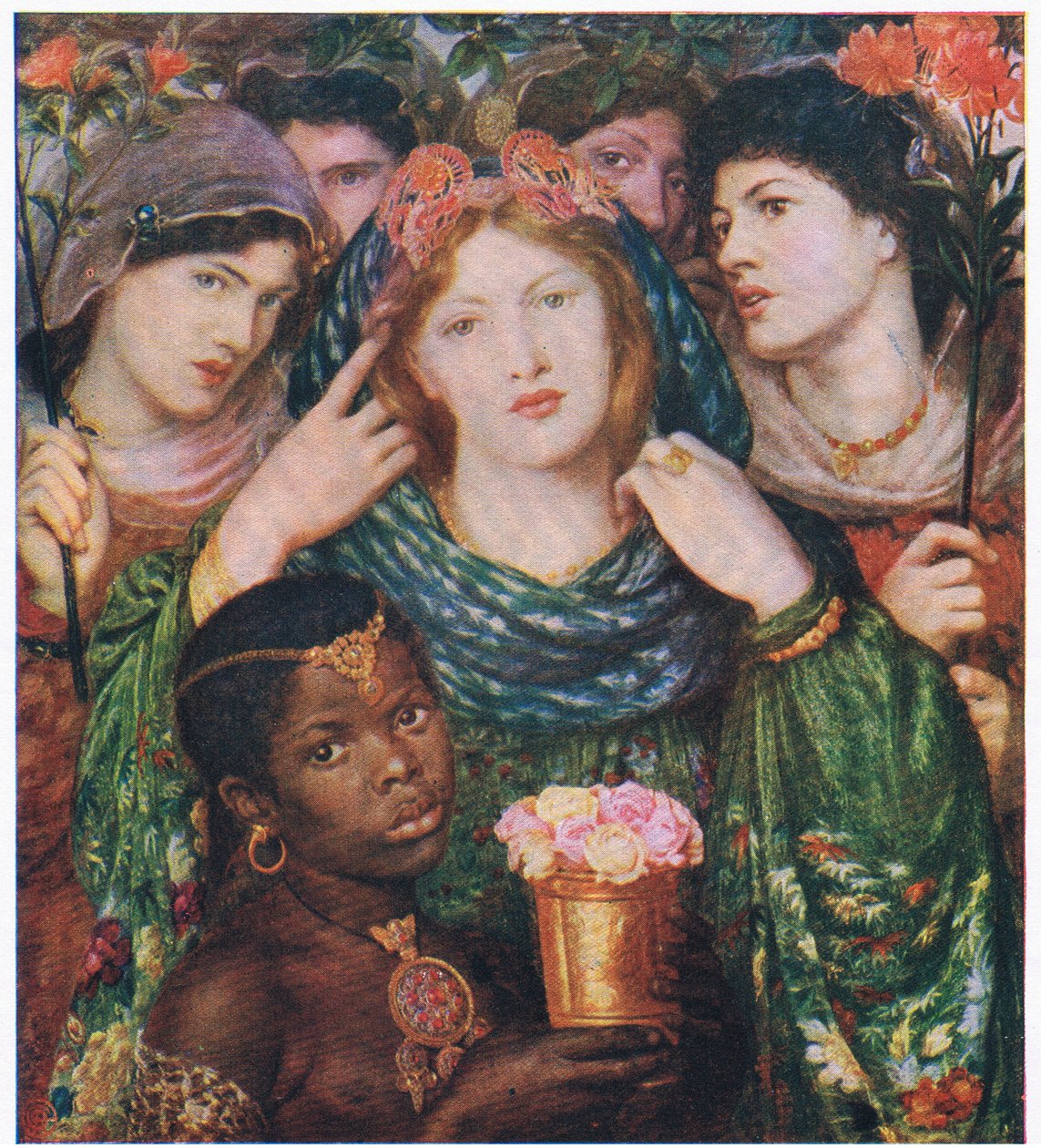 Ukochany, ilustracja z My Magazine (Arthur Mee), ok. 1920-30 (litografia kolorowa) autorstwa Dante Gabriel (after) Rossetti