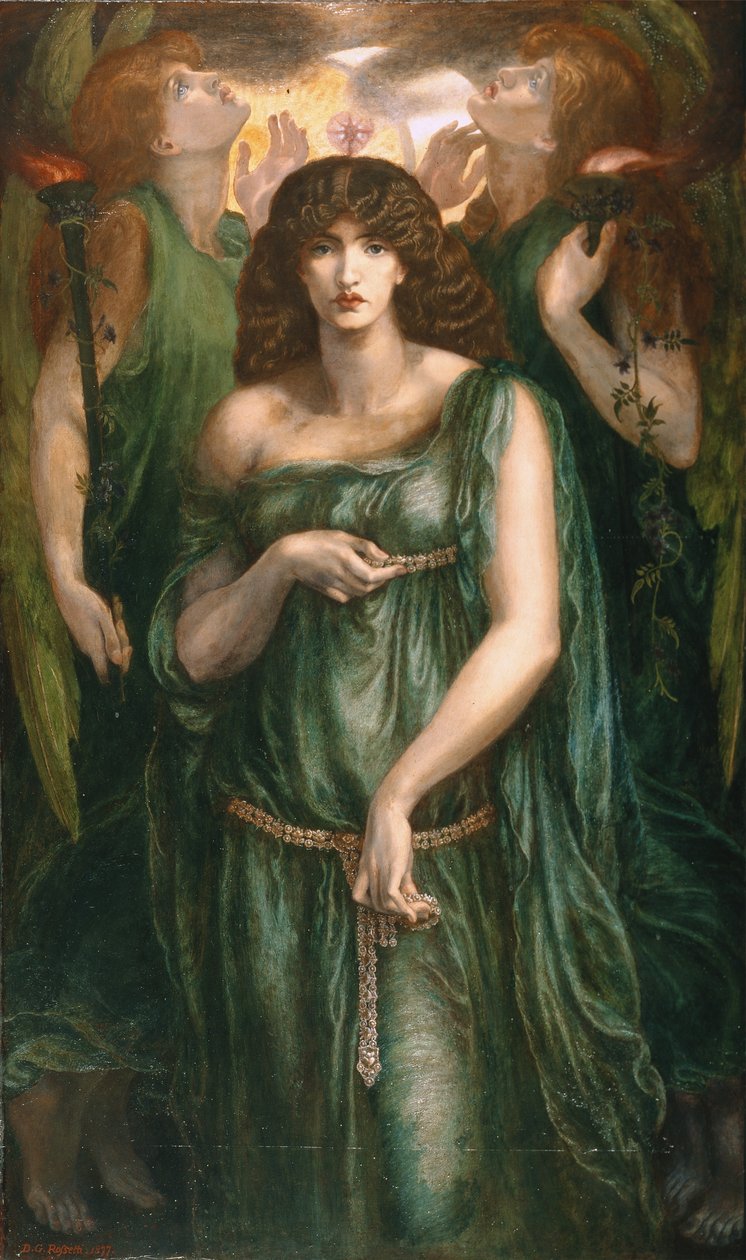 Astarte Syryjski autorstwa Dante Gabriel Charles Rossetti