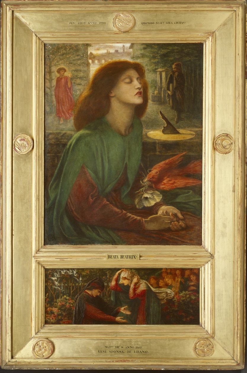 Beata Beatrix, 1871-72 autorstwa Dante Gabriel Charles Rossetti