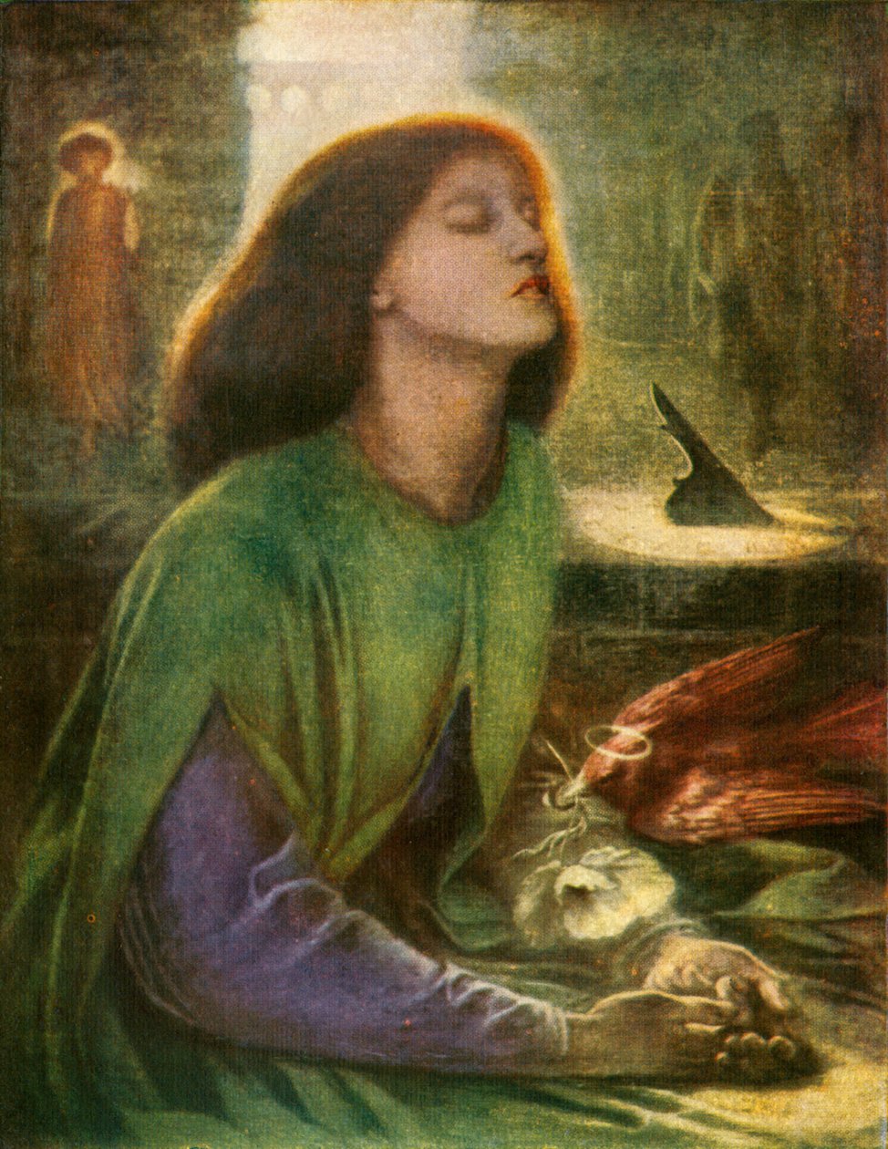 Beata Beatrix, 1864-1870, 1912 autorstwa Dante Gabriel Charles Rossetti
