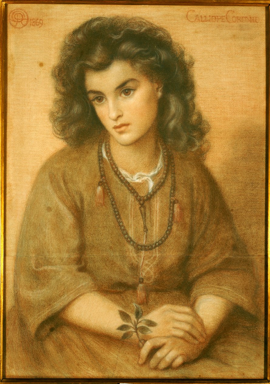 Kaliope Coronio, 1869 autorstwa Dante Gabriel Charles Rossetti