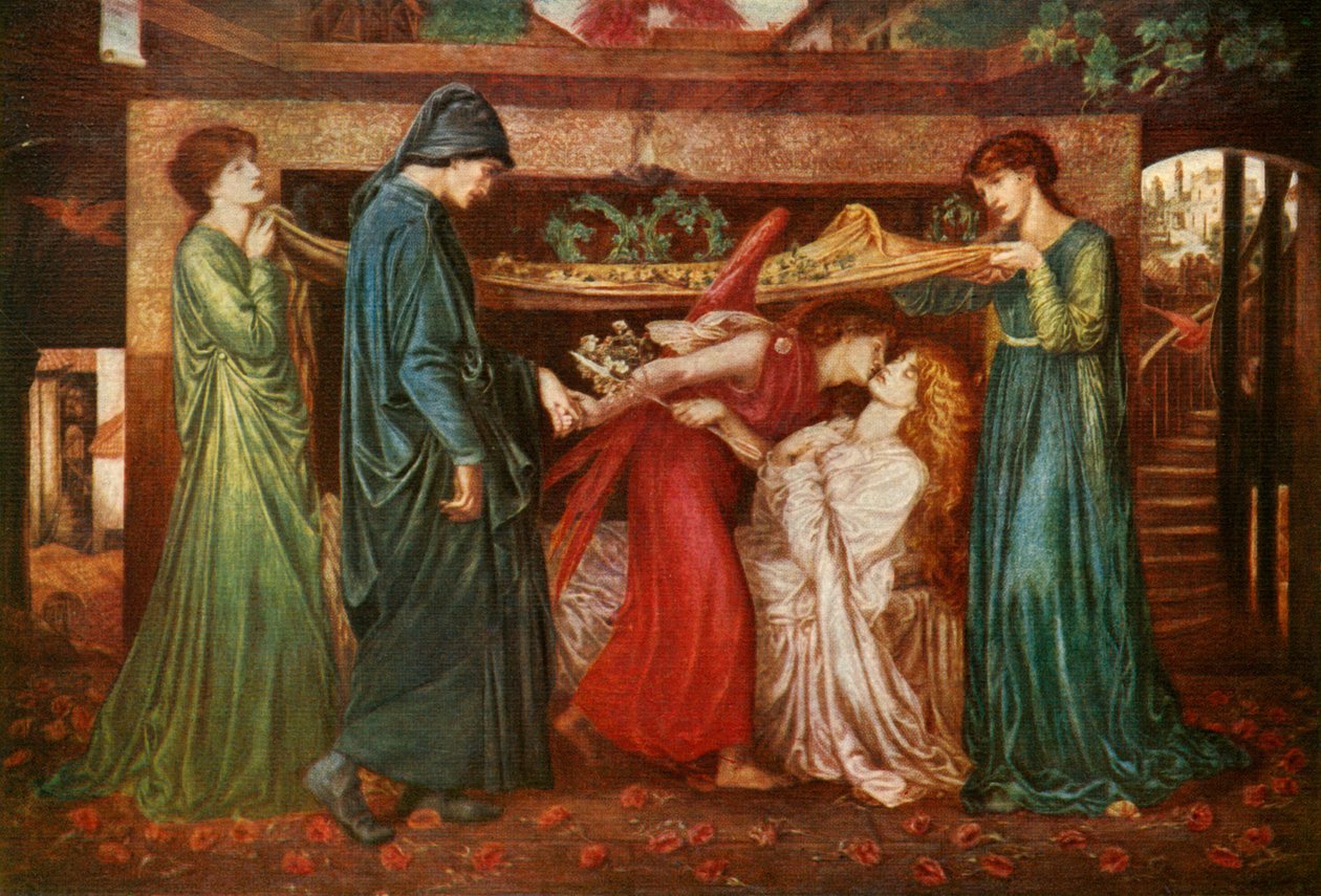 Sen Dantesa, 1871, c1912 autorstwa Dante Gabriel Charles Rossetti