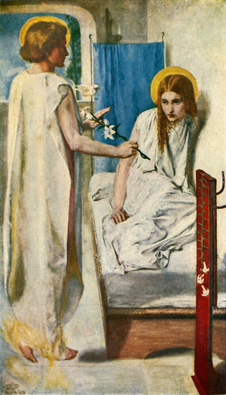 Oto Dziewica Pańska, 1849-1850, c1912 autorstwa Dante Gabriel Charles Rossetti