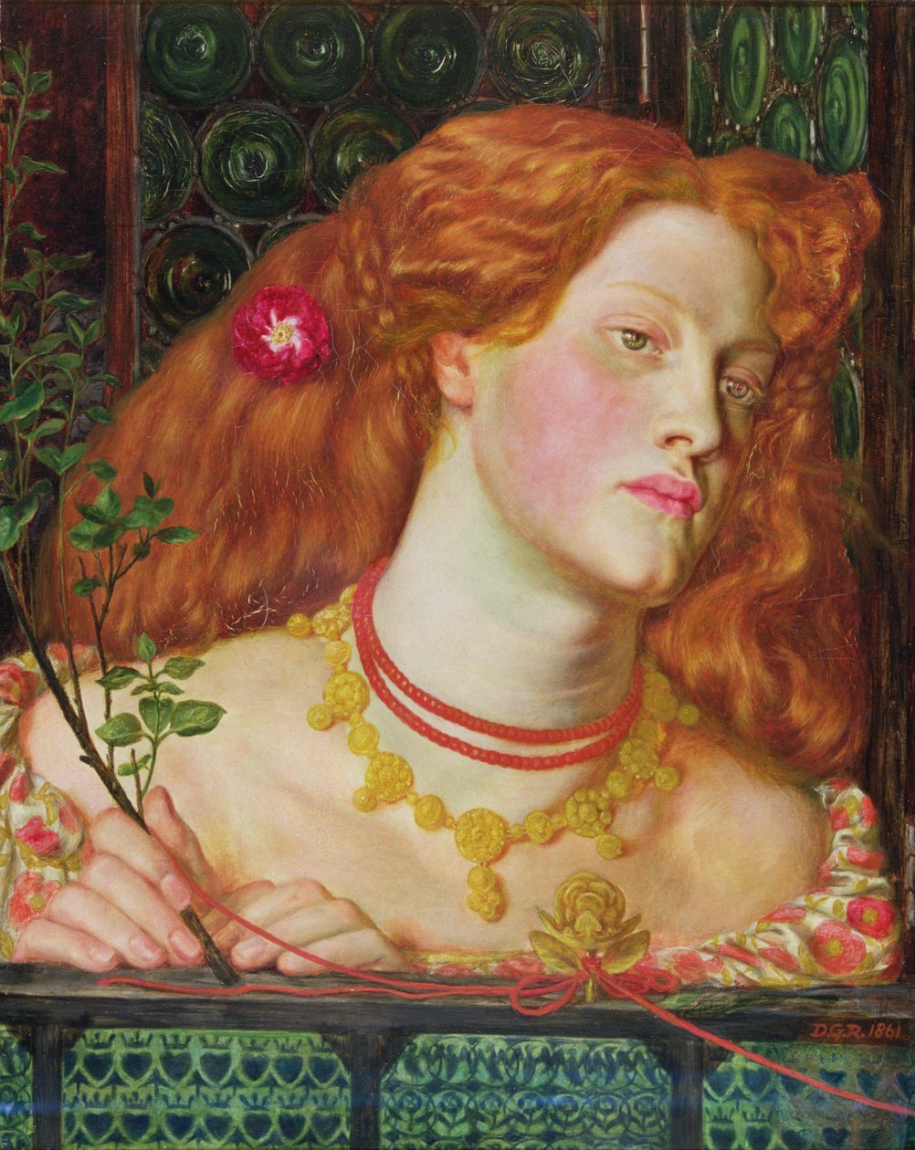 Uczciwa Rosamunda autorstwa Dante Gabriel Charles Rossetti