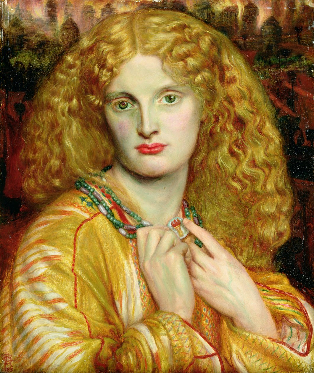 Helena z Troi autorstwa Dante Gabriel Charles Rossetti