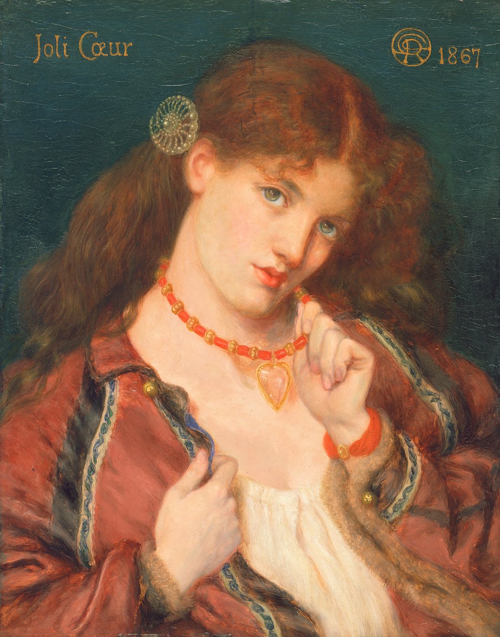Kochanie autorstwa Dante Gabriel Charles Rossetti