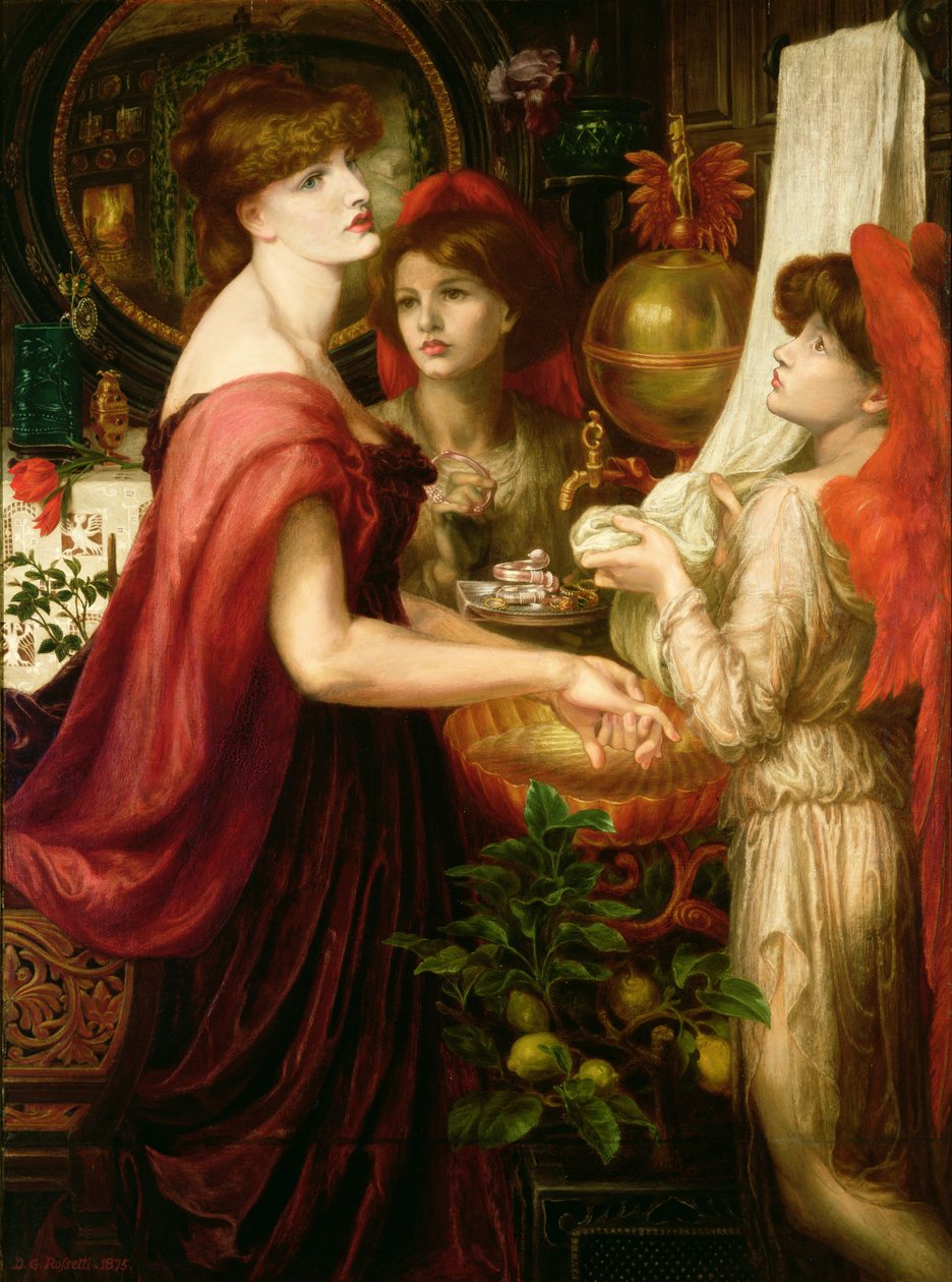 Piękna ręka autorstwa Dante Gabriel Charles Rossetti