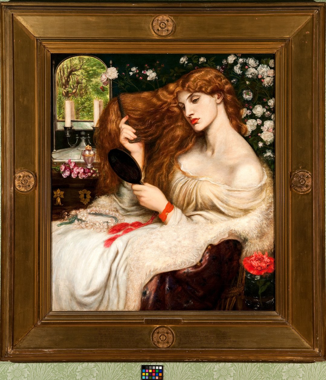 Lady Lilith autorstwa Dante Gabriel Charles Rossetti