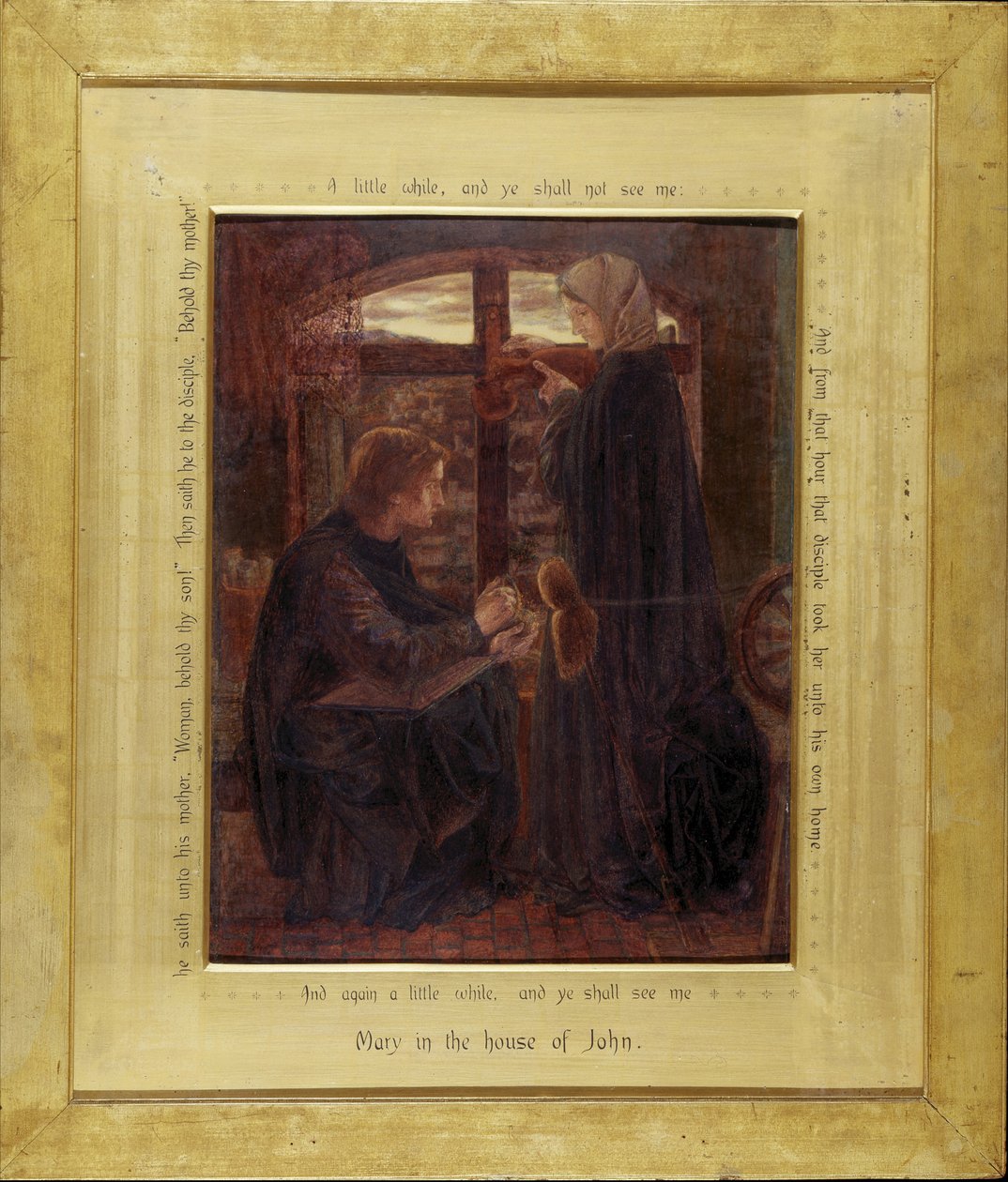 Maryja w Domu św. Jana autorstwa Dante Gabriel Charles Rossetti
