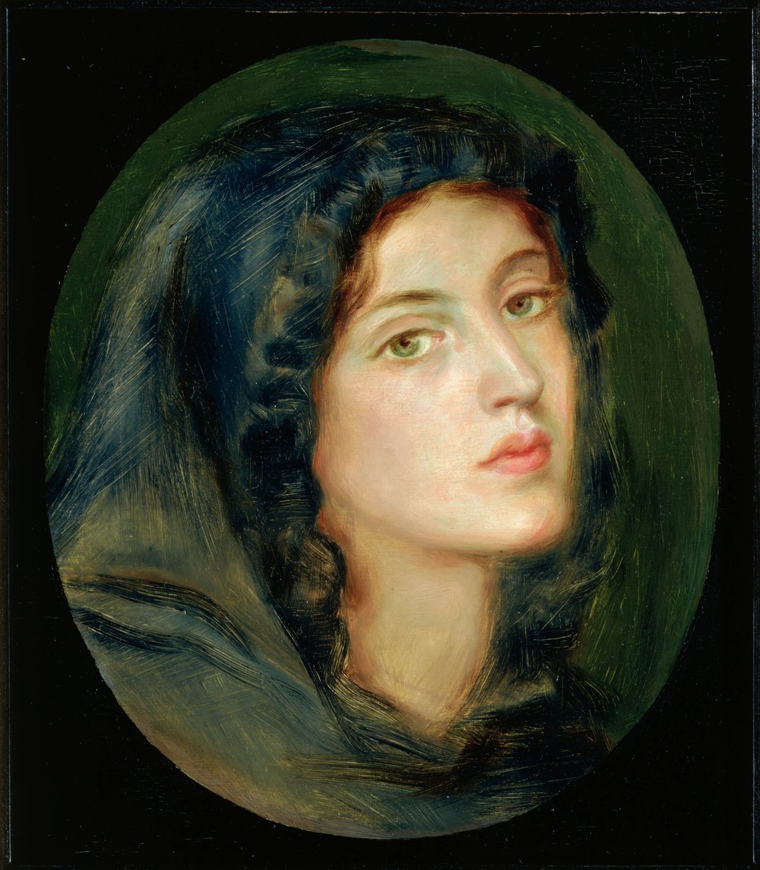 panna Burton autorstwa Dante Gabriel Charles Rossetti