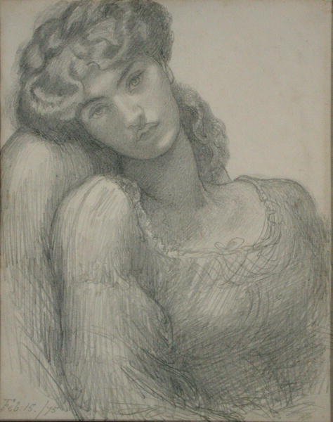 Pani Morris (1839-1914) autorstwa Dante Gabriel Charles Rossetti