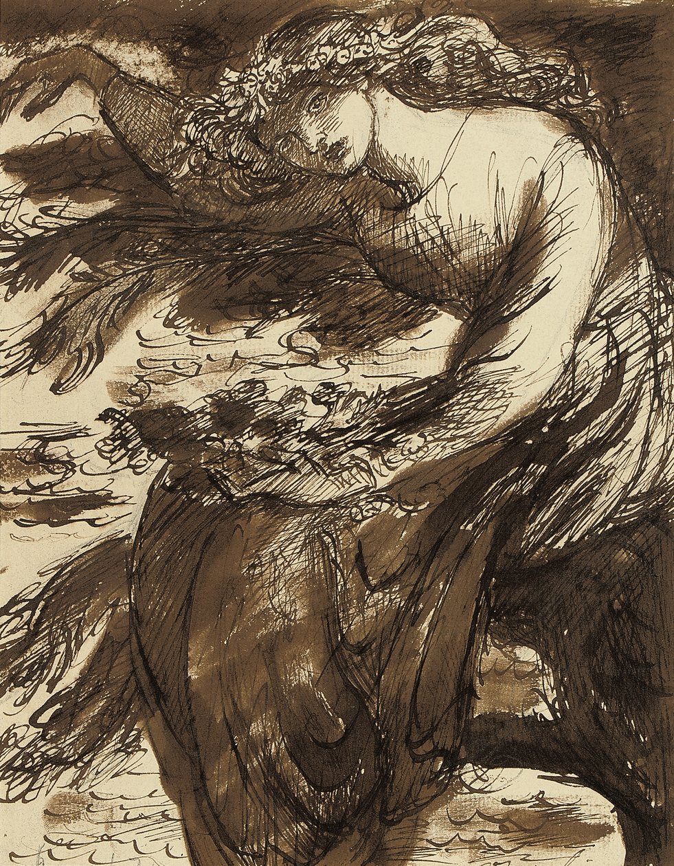 Ofelio, autorstwa Dante Gabriel Charles Rossetti