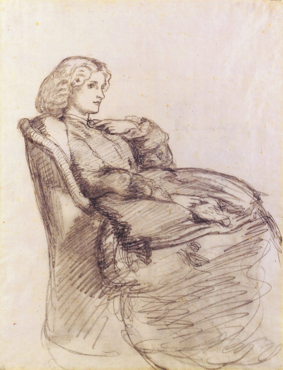 Portret Annie Miller autorstwa Dante Gabriel Charles Rossetti