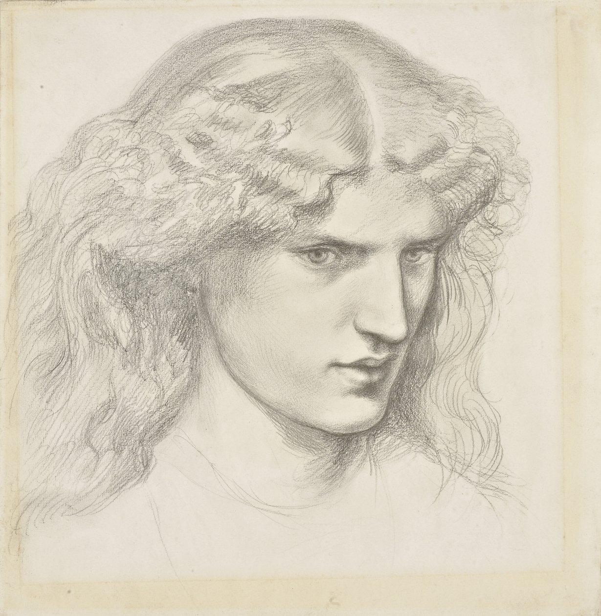 Portret Annie Miller, lata 60. XIX wieku autorstwa Dante Gabriel Charles Rossetti