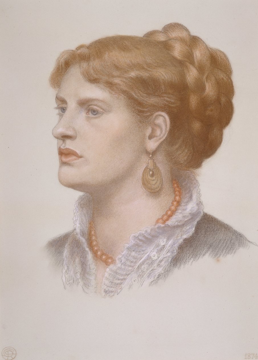 Portret Fanny Cornforth autorstwa Dante Gabriel Charles Rossetti