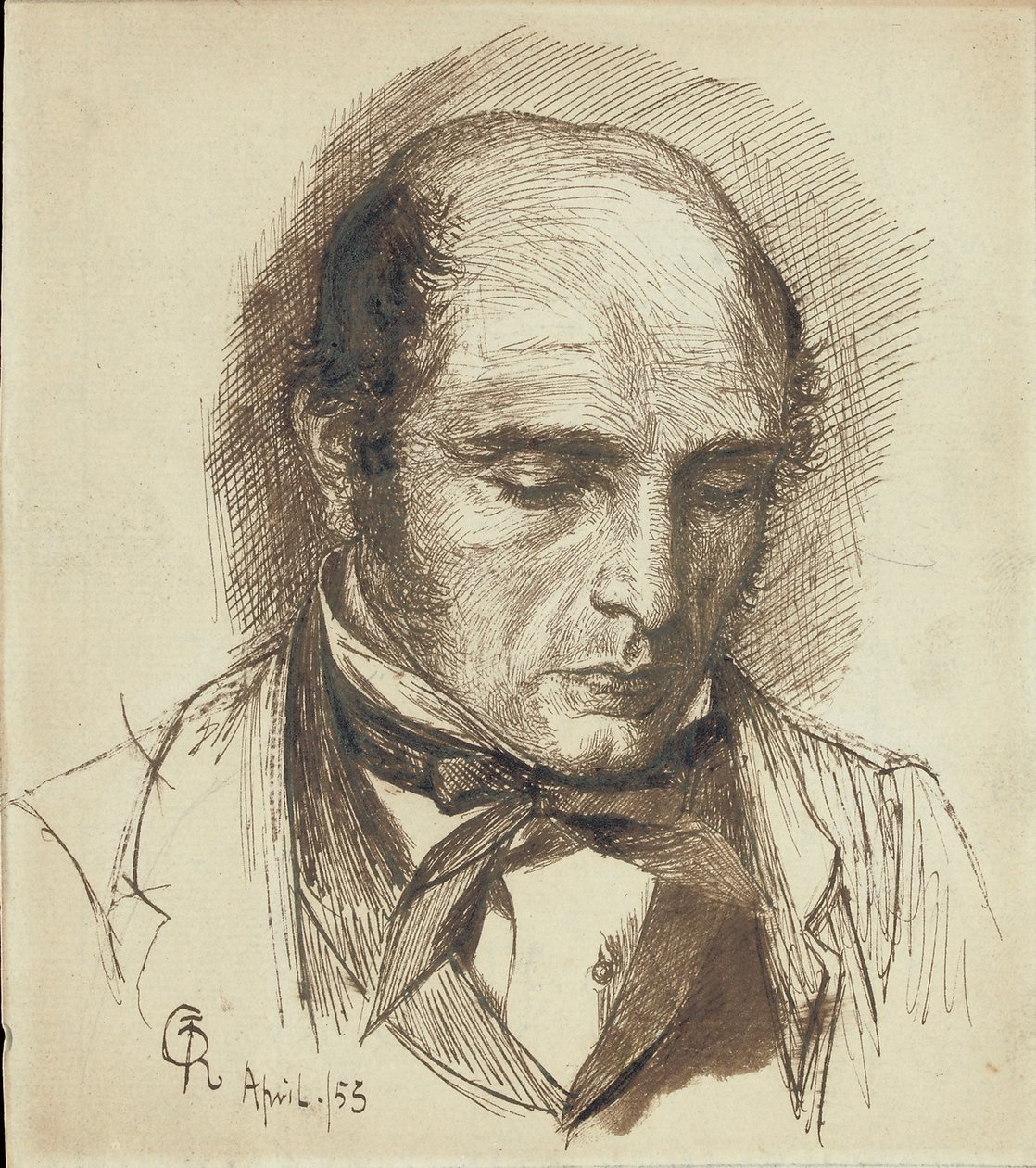 Portret Henryka Polidoriego, 1953 autorstwa Dante Gabriel Charles Rossetti