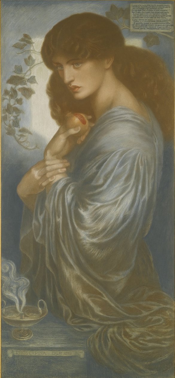 Prozerpina autorstwa Dante Gabriel Charles Rossetti