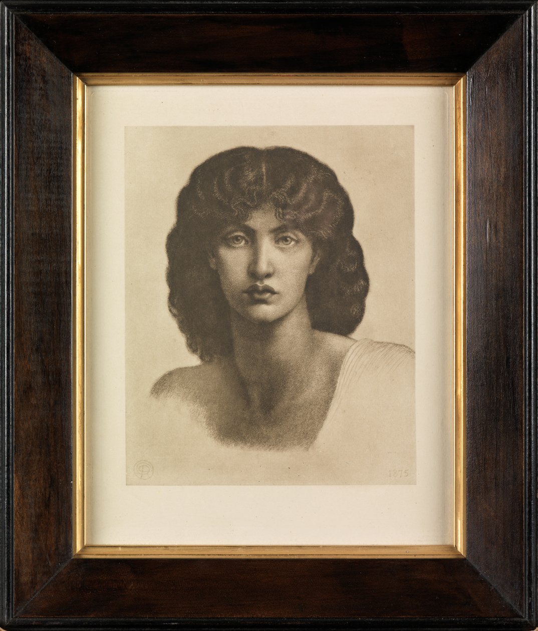 Studium Jane Morris dla Astarte Syriaca (fotograwiura) autorstwa Dante Gabriel Charles Rossetti