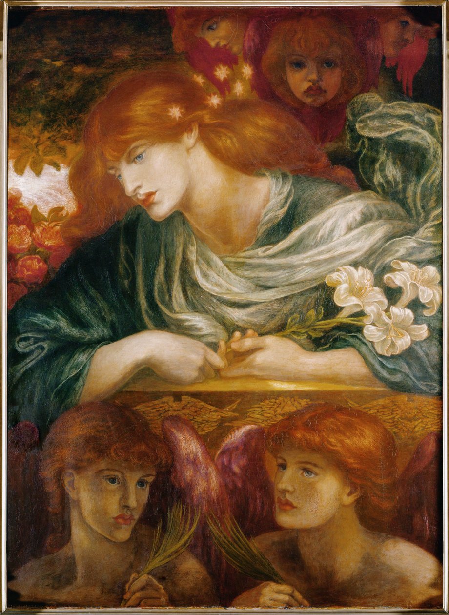 Błogosławiony Damozel autorstwa Dante Gabriel Charles Rossetti
