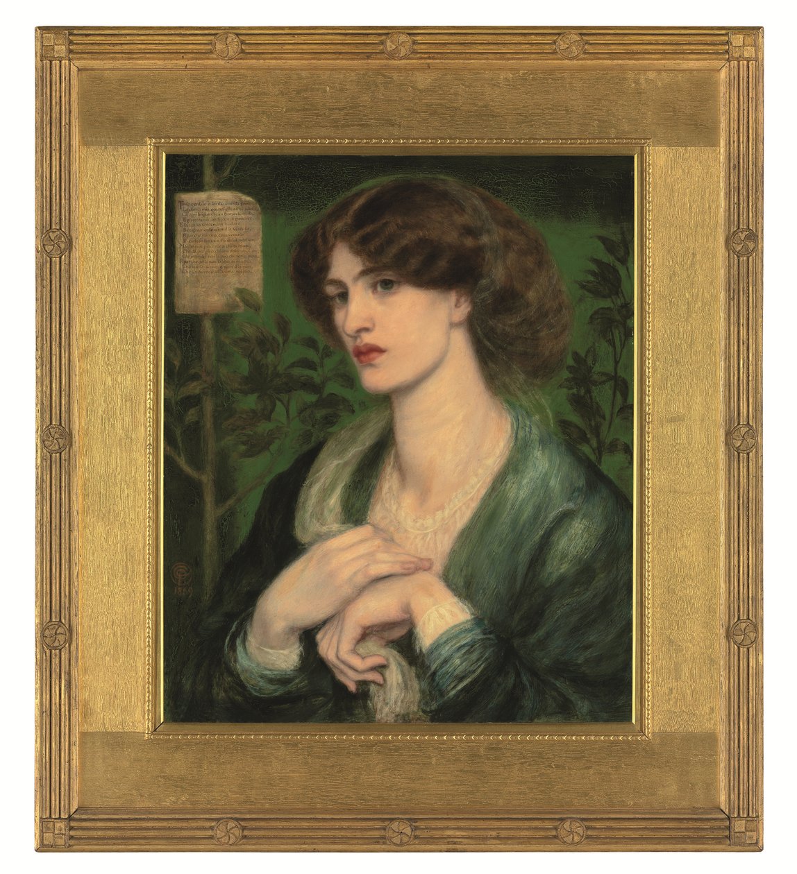 A Saudação de Beatrice Polish autorstwa Dante Gabriel Charles Rossetti