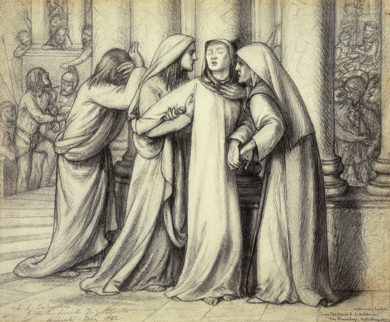 Pocieszenie Najświętszej Maryi Panny, 1891 autorstwa Dante Gabriel Charles Rossetti