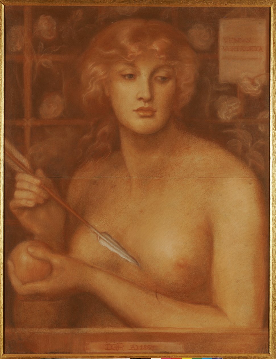 Wenus Verticordia, 1867 autorstwa Dante Gabriel Charles Rossetti