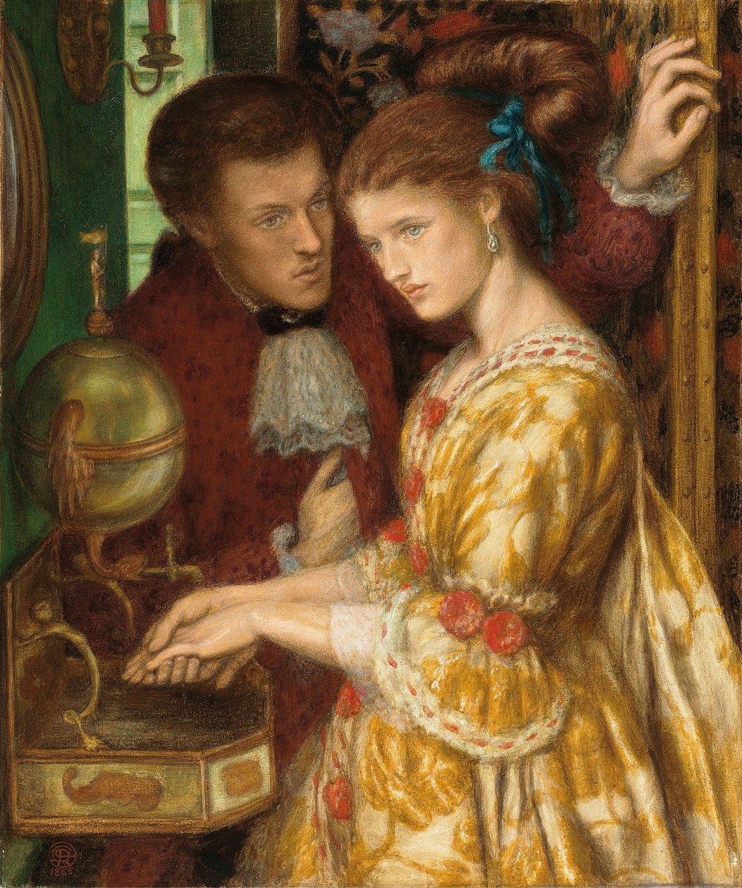 Mycie rąk, 1865 autorstwa Dante Gabriel Charles Rossetti