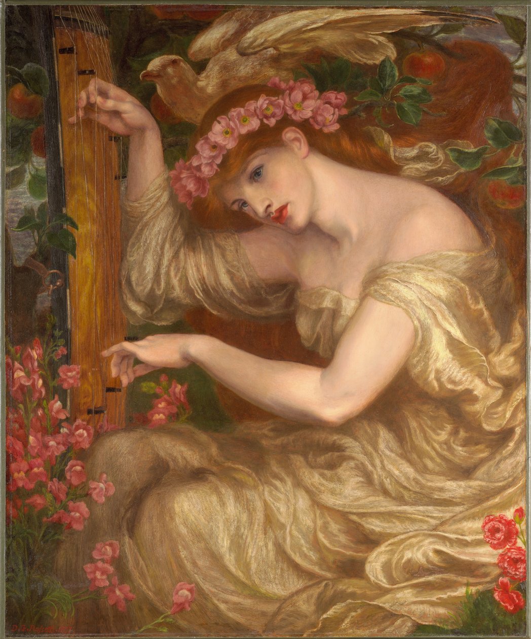 Morskie zaklęcie autorstwa Dante Gabriel Rossetti
