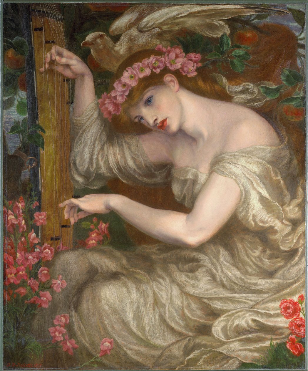 Morskie zaklęcie autorstwa Dante Gabriel Rossetti