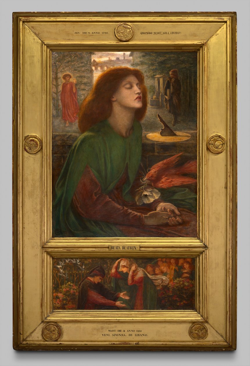 Błogosławiona Beatrix autorstwa Dante Gabriel Rossetti