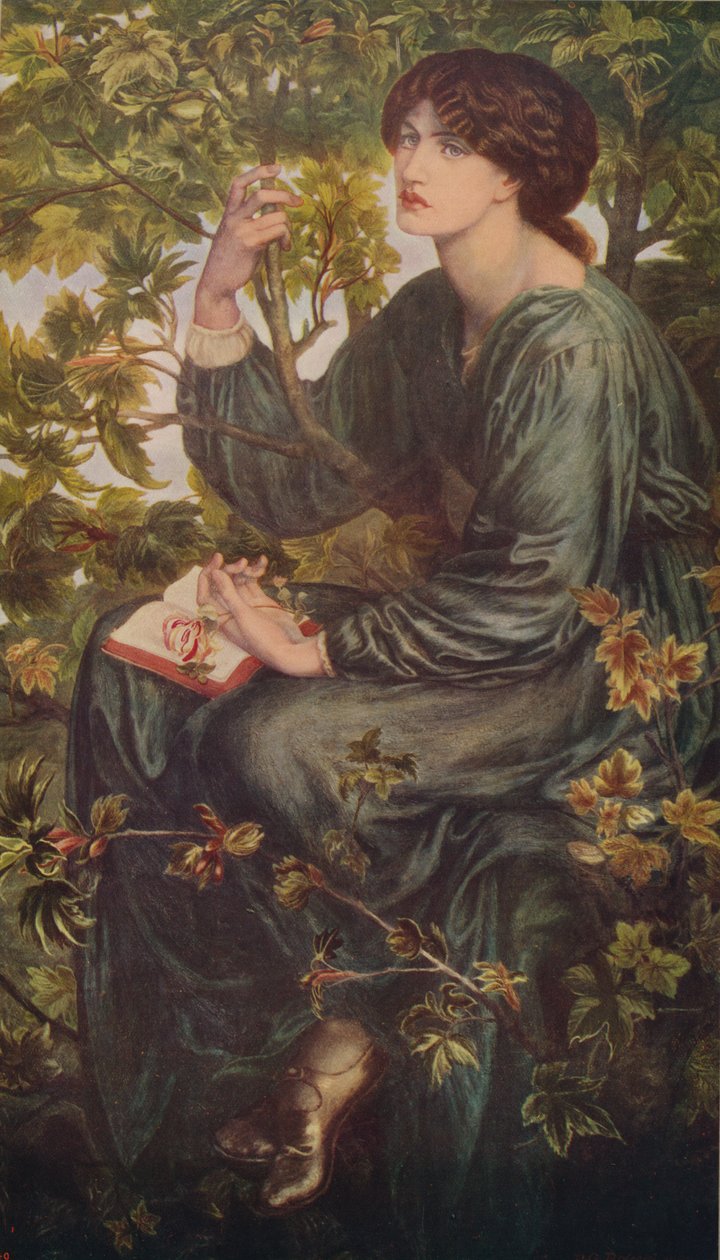 Day Dreams, 1880, c1915 autorstwa Dante Gabriel Charles Rossetti
