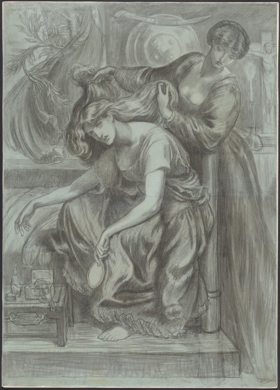 Pieśń Śmierci Desdemony autorstwa Dante Gabriel Rossetti