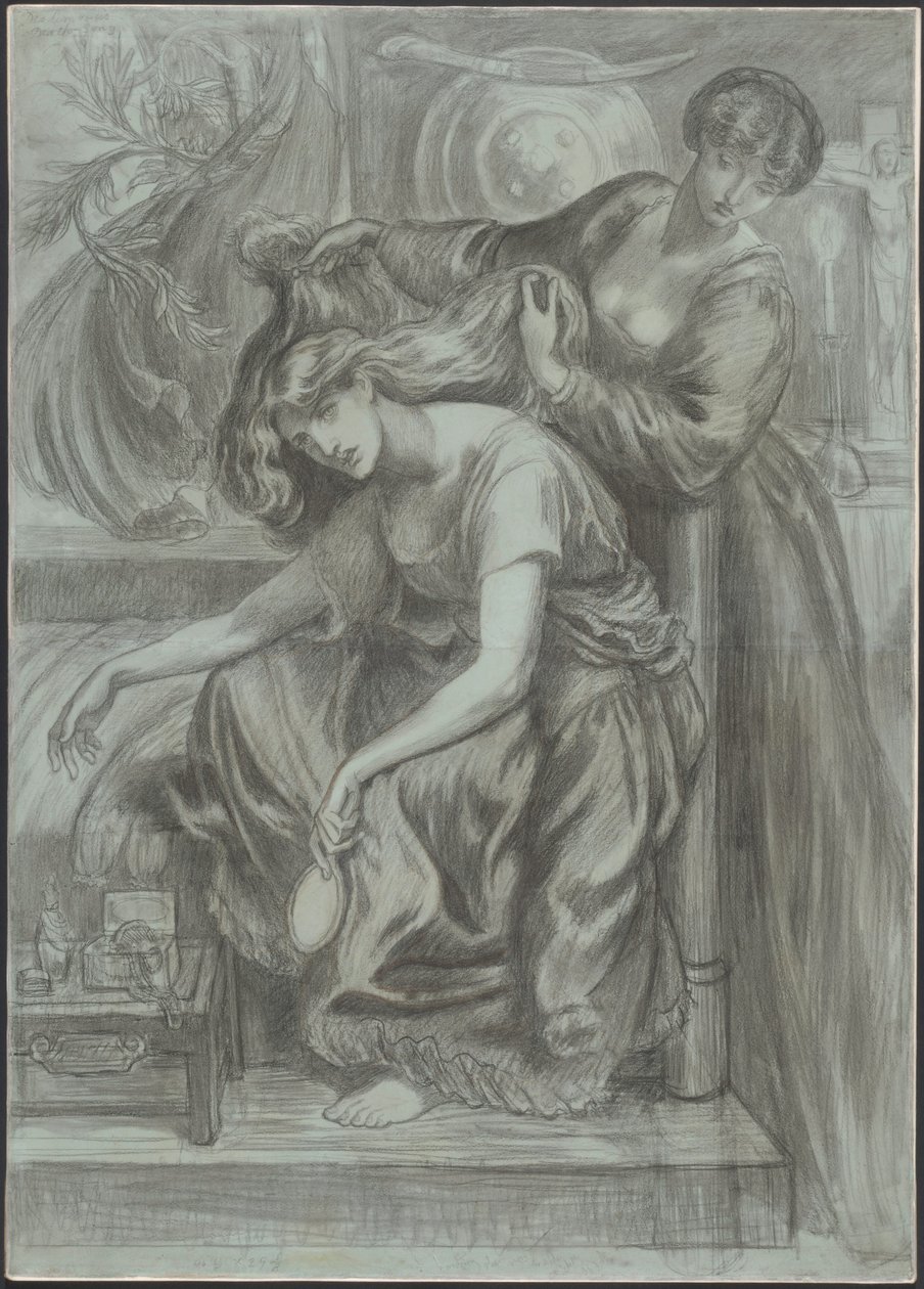 Pieśń śmierci Desdemony autorstwa Dante Gabriel Rossetti