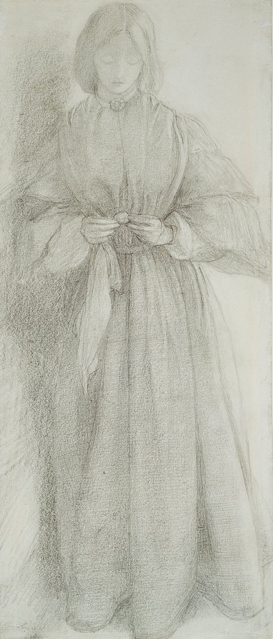 Elizabeth Siddal (pani Dante Gabriel Rossetti) autorstwa Dante Gabriel Rossetti