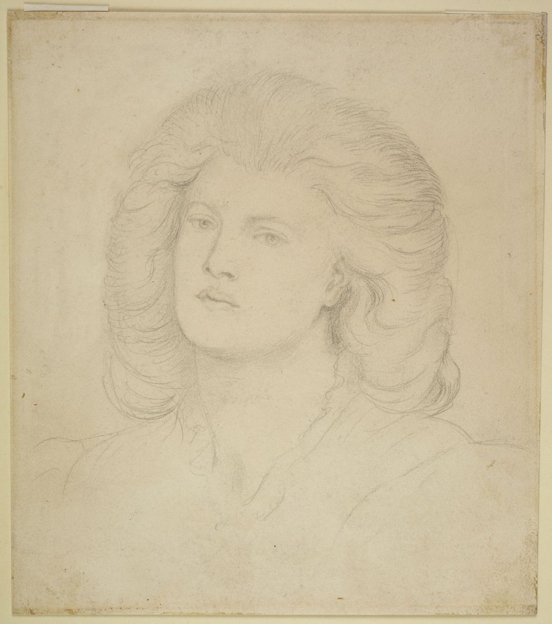 Głowa kobiety autorstwa Dante Gabriel Rossetti