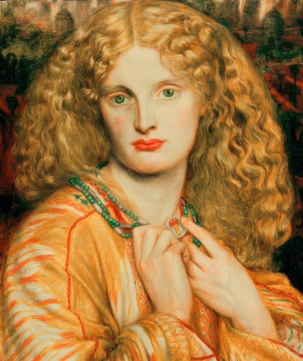 Helena z Troi autorstwa Dante Gabriel Charles Rossetti