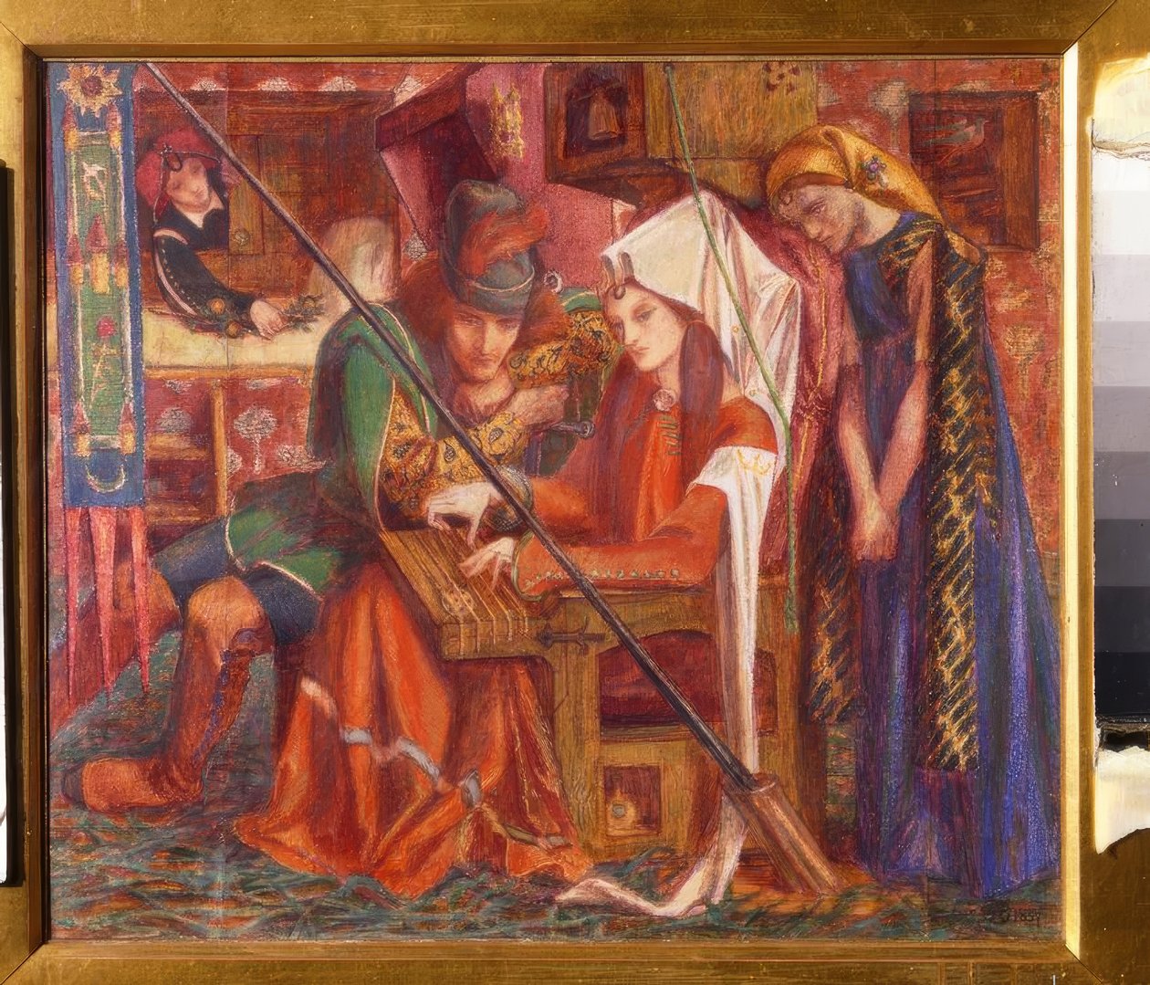 Ballada o siedmiu wieżach / 1857 autorstwa Dante Gabriel Charles Rossetti