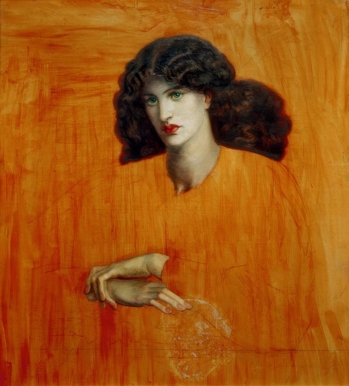 Kobieta z okna autorstwa Dante Gabriel Charles Rossetti