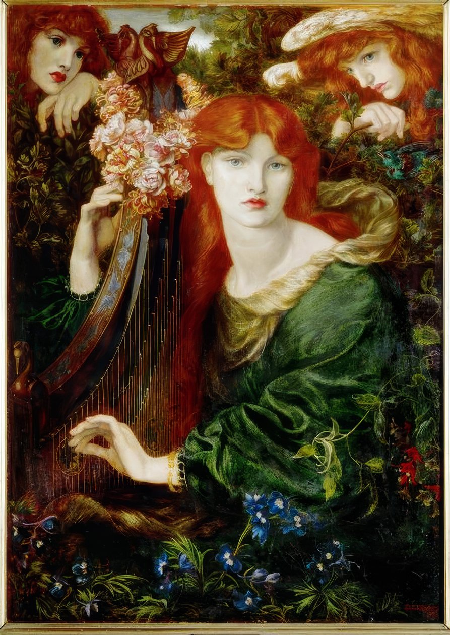 Girlanda autorstwa Dante Gabriel Charles Rossetti