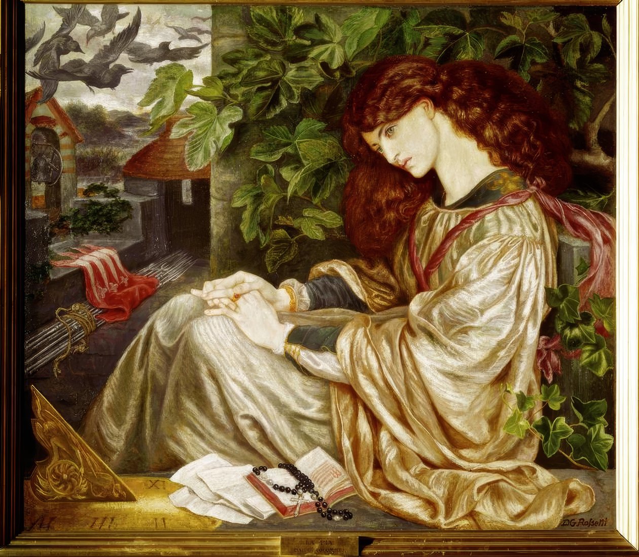 Pia autorstwa Dante Gabriel Charles Rossetti
