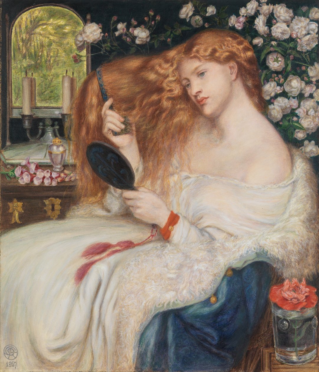 Lady Lilith, 1867 autorstwa Dante Gabriel Rossetti