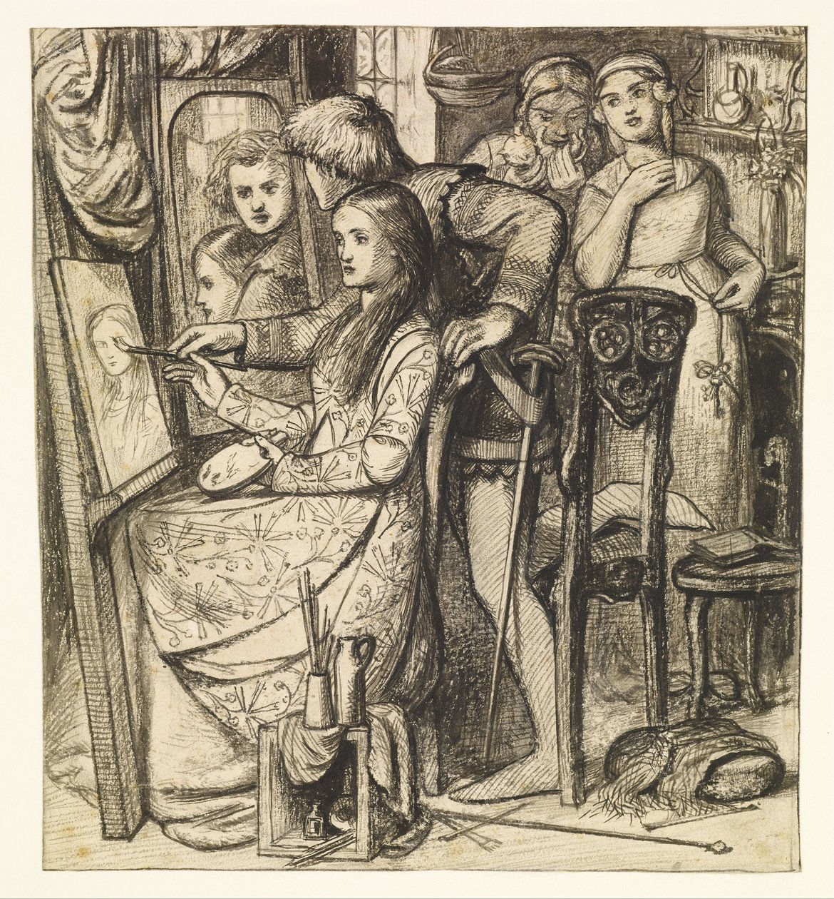 Zwierciadło miłości czyli przypowieść o miłości autorstwa Dante Gabriel Charles Rossetti