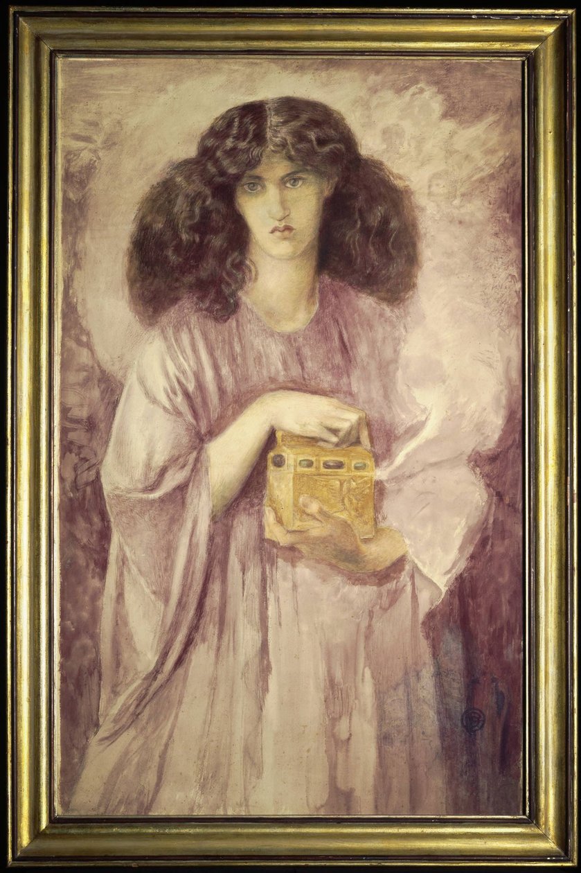 Pandora autorstwa Dante Gabriel Rossetti