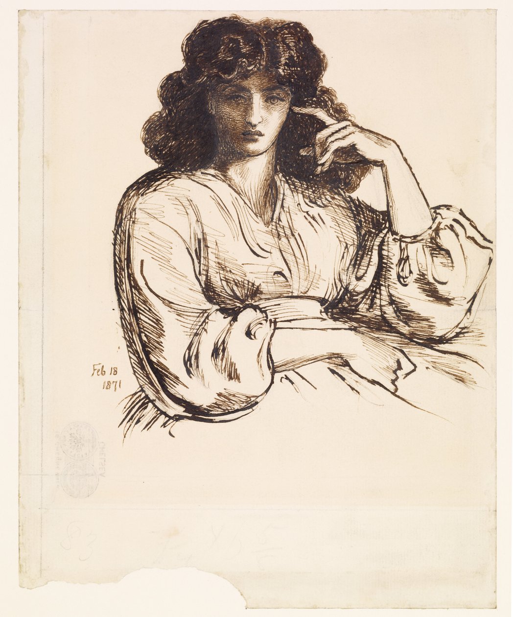 Portret Jane Morris autorstwa Dante Gabriel Rossetti