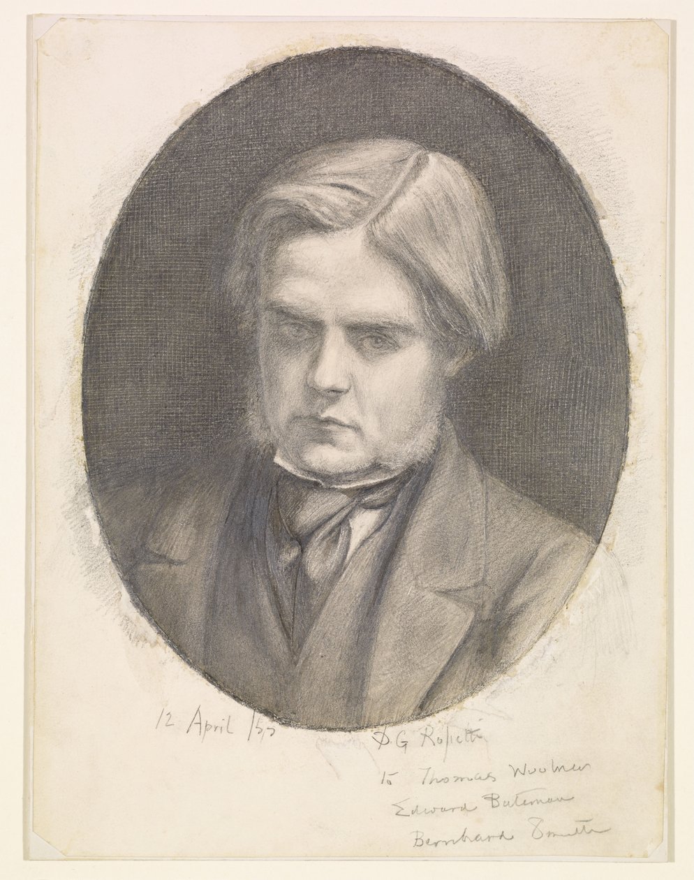 Portret Williama Holmana Hunta (1827-1910) autorstwa Dante Gabriel Rossetti