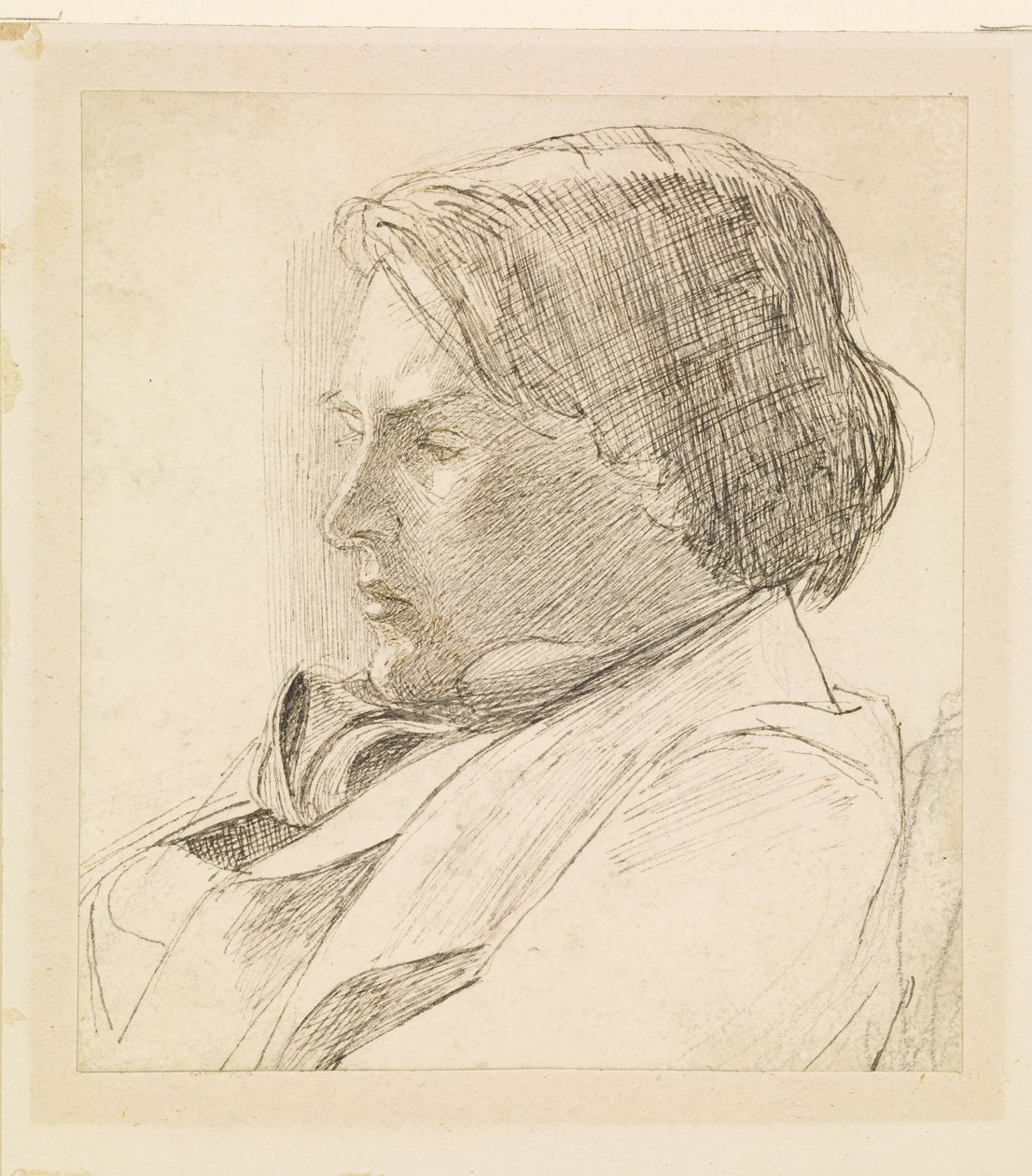 Portret młodego mężczyzny autorstwa Dante Gabriel Rossetti